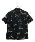 Schott (ショット) HAWAIIAN SHIRT 『BULLDOG』/ハワイアンシャツ『ブルドッグ』 ブラック サイズ:M：3980円