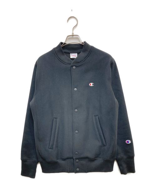 Champion REVERSE WEAVE（チャンピオンリバースウィーブ）Champion REVERSE WEAVE (チャンピオンリバースウィーブ) スナップスウェットシャツ ブラック サイズ:Sの古着・服飾アイテム