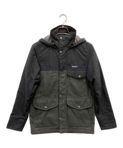 Patagonia（パタゴニア）Patagonia (パタゴニア) ハイブリットマウンテンパーカー ブラック×グレー サイズ:XSの古着・服飾アイテム