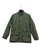 Barbour×International Gallery BEAMSバブアー×インターナショナルギャラリービームス)）の古着「2WAYジップアップナイロンジャケット」｜オリーブ