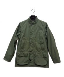 Barbour×International Gallery BEAMS（バブアー×インターナショナルギャラリービームス)）の古着「2WAYジップアップナイロンジャケット」｜オリーブ