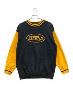 X-LARGEエクストララージ）の古着「RETRO CREW NECK SWEAT」｜ブラック