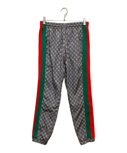 GUCCI（グッチ）GUCCI (グッチ) サイドウェブライン ジョガーパンツ ネイビー サイズ:XSの古着・服飾アイテム