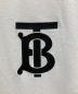 中古・古着 BURBERRY (バーバリー) ラバーロゴTシャツ ホワイト サイズ:XS：12000円