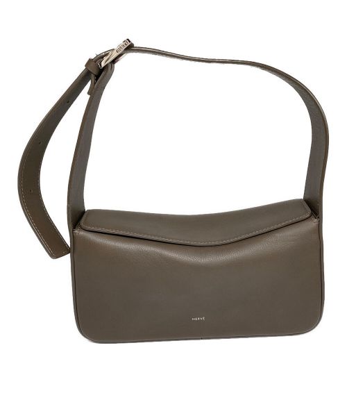 HERVE（エルヴェ）HERVE (エルヴェ) Day Shoulder Bag/デイショルダーバッグ ブラウンの古着・服飾アイテム