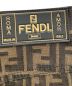 中古・古着 FENDI jeans (フェンディ ジーンズ) ズッカ柄ひざ丈スカート ブラウン サイズ:XM：20000円