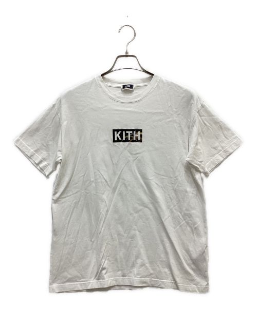 KITH（キス）KITH (キス) ボックスロゴTシャツ ホワイト サイズ:Mの古着・服飾アイテム