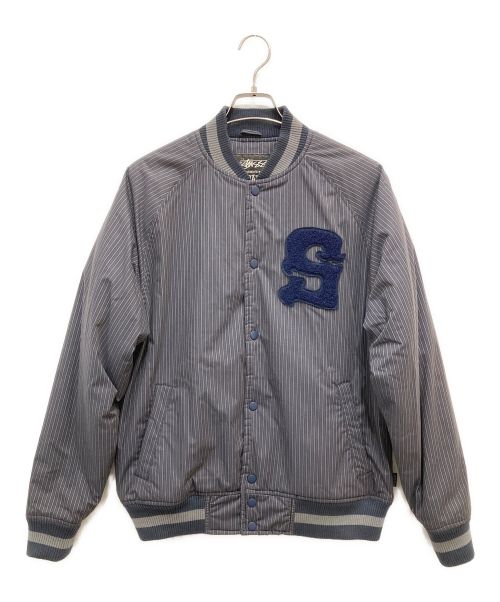 stussy GEAR（ステューシーギア）stussy GEAR (ステューシーギア) Sワッペン中綿ブルゾン ネイビー サイズ:Mの古着・服飾アイテム