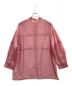 CLANE (クラネ) SWITCH SHEER SHIRT/スウィッチシアーシャツ ピンク サイズ:2：6000円