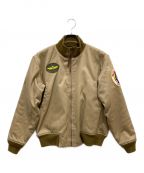 HOUSTONヒューストン）の古着「Tank Commanders jacket/タンクコマンダージャケット」｜ベージュ