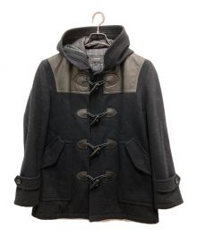 BURBERRY BLACK LABEL（バーバリーブラックレーベル）の古着「ダッフルコート」｜ブラック