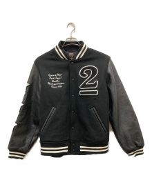 UNDERCOVER×HUMAN MADE（アンダーカバー×ヒューマンメイド）の古着「VERDY LAST ORGY2 VARSITY JACKET/ヴェルディラストオージイ2ヴァ―シティジャケット」｜ブラック