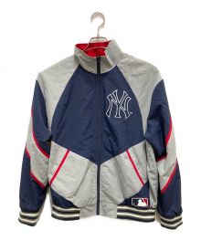 SUPREME（シュプリーム）の古着「New York Yankees Track Jacket/ニューヨークヤンキーストラックジャケット」｜ネイビー