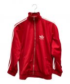 adidas Originals×GUCCIアディダスオリジナル×グッチ）の古着「Cotton Jersey Zip Jacket/コットンジャージージップジャケット」｜レッド