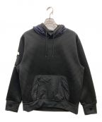 UNDERCOVER×THE NORTH FACEアンダーカバー×ザ ノース フェイス）の古着「SOUKUU DOTKNIT DOUBLE HOODIE/ソウクウドットニットダブルフーディ」｜ブラック