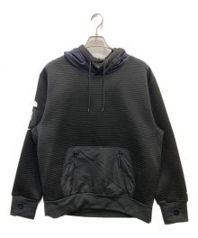 UNDERCOVER×THE NORTH FACE（アンダーカバー×ザ ノース フェイス）の古着「SOUKUU DOTKNIT DOUBLE HOODIE/ソウクウドットニットダブルフーディ」｜ブラック