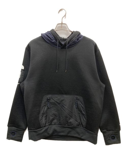 UNDERCOVER（アンダーカバー）UNDERCOVER (アンダーカバー) THE NORTH FACE (ザ ノース フェイス) SOUKUU DOTKNIT DOUBLE HOODIE/ソウクウドットニットダブルフーディ ブラック サイズ:Mの古着・服飾アイテム