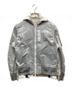 NIKE×sacaiナイキ×サカイ）の古着「NRG LAYERED JKT/NRGレイヤードジャケット」｜グレー