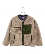 THE NORTHFACE PURPLELABELザ・ノースフェイス パープルレーベル）の古着「Wool Boa Fleece Field Cardigan」｜ベージュ