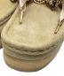 中古・古着 CLARKS (クラークス) Lily Brown (リリーブラウン) クラークスカスタムシューズ/ワラクラフトビー ベージュ サイズ:US7：8000円