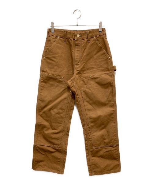 CarHartt（カーハート）CarHartt (カーハート) FIRM DUCK DOUBLE FRONT UTILITY WORK PANT ブラウン サイズ:30×30の古着・服飾アイテム