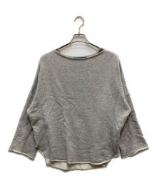 FRAMeWORK（フレームワーク）の古着「コットンリヨセルボートネックプルオーバーSWEAT」｜グレー