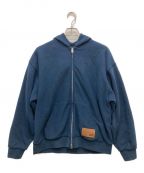 HUFハフ）の古着「CARRINGTON THERMAL LINED FLEECE/キャリントンサーマルラインドフリース」｜ネイビー