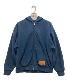 HUF（ハフ）の古着「CARRINGTON THERMAL LINED FLEECE/キャリントンサーマルラインドフリース」｜ネイビー