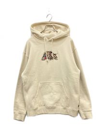 HUF（ハフ）の古着「BLEDSOE HOODIE / ブレッドソーフーディー」｜ベージュ