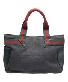 GUCCI（グッチ）の古着「シェリーラインハンドバッグ」｜ブラック