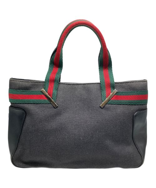 GUCCI（グッチ）GUCCI (グッチ) シェリーラインハンドバッグ ブラックの古着・服飾アイテム