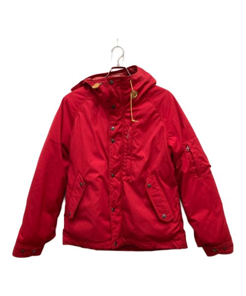 THE NORTHFACE PURPLELABEL（ザ・ノースフェイス パープルレーベル）THE NORTHFACE PURPLELABEL (ザ・ノースフェイス パープルレーベル) Mountain Short Down Parka レッド サイズ:Lの古着・服飾アイテム