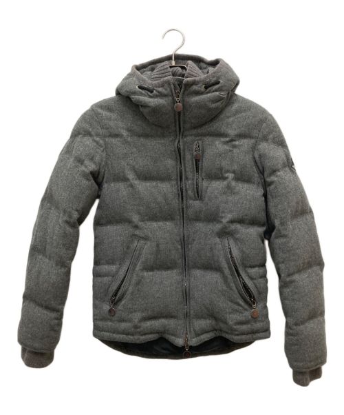 MONCLER（モンクレール）MONCLER (モンクレール) ウールダウンジャケット グレー サイズ:表記無しの古着・服飾アイテム