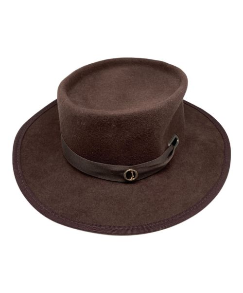 Chapeau d' O（シャポー ド オー）Chapeau d' O (シャポー ド オー) リボン付ウールハットの古着・服飾アイテム