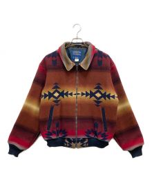 PENDLETON（ペンドルトン）の古着「ネイティブ柄ブルゾン」｜レッド