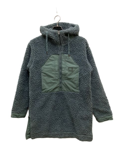 HELLY HANSEN（ヘリーハンセン）HELLY HANSEN (ヘリーハンセン) フレームプルーフウールファイバーパイルサーモロングジャケット グリーン サイズ:Mの古着・服飾アイテム