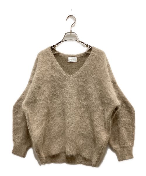 CLANE（クラネ）CLANE (クラネ) V NECK ANGOLA KNIT ブラウン サイズ:1の古着・服飾アイテム