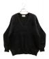 CLANE（クラネ）の古着「V NECK ANGOLA KNIT TOPS/ブイネックアンゴラニットトップス」｜ブラック