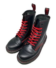 Dr.Martens（ドクターマーチン）の古着「レッドステッチ8ホールブーツ」｜ブラック