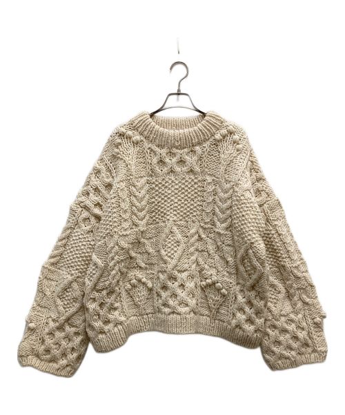 TODAYFUL（トゥデイフル）TODAYFUL (トゥデイフル) Pattern Hand Knit アイボリー サイズ:Freeの古着・服飾アイテム