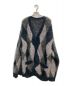 RE:NUMBER (N)INE（リナンバーナイン）の古着「FEATHERY YARN ARGYLE JACQYARD KNIT CARDIGAN」