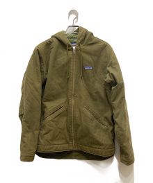 Patagonia（パタゴニア）の古着「ラインド キャンバス フーディー」｜オリーブ