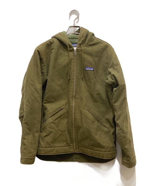 Patagonia（パタゴニア）Patagonia (パタゴニア) ラインド キャンバス フーディー オリーブ サイズ:ＸＳの古着・服飾アイテム