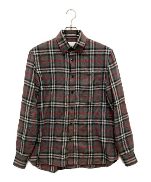 BURBERRY（バーバリー）BURBERRY (バーバリー) ボタンダウンシャツ グレー サイズ:XSの古着・服飾アイテム