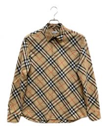 BURBERRY（バーバリー）の古着「ノバチェックシャツ」｜ベージュ