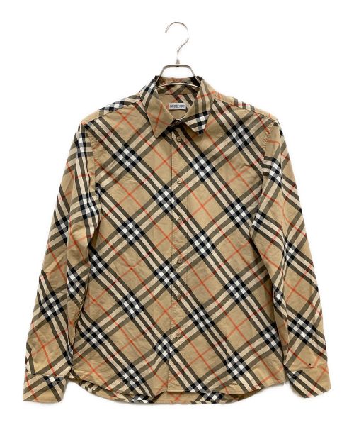 BURBERRY（バーバリー）BURBERRY (バーバリー) ノバチェックシャツ ベージュ サイズ:Sの古着・服飾アイテム