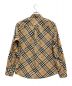 BURBERRY (バーバリー) ノバチェックシャツ ベージュ サイズ:S：30000円