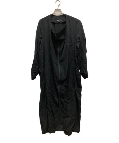 Y-3（ワイスリー）Y-3 (ワイスリー) ZIP UP LONG COAT ブラック サイズ:Sの古着・服飾アイテム