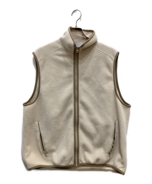 UNIVERSAL PRODUCTS.（ユニバーサルプロダクツ）UNIVERSAL PRODUCTS. (ユニバーサルプロダクツ) POLARTEC FLEECE VEST ベージュ サイズ:2の古着・服飾アイテム