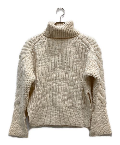 3.1 phillip lim（スリーワンフィリップリム）3.1 phillip lim (スリーワンフィリップリム) チャンキーニット LS タートルネック アイボリー サイズ:XSの古着・服飾アイテム